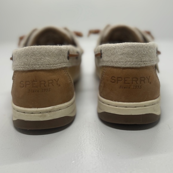 Women’s Sperry Rosefish Brown and Cream Boat Shoes size 9 - Picture 6 of 11